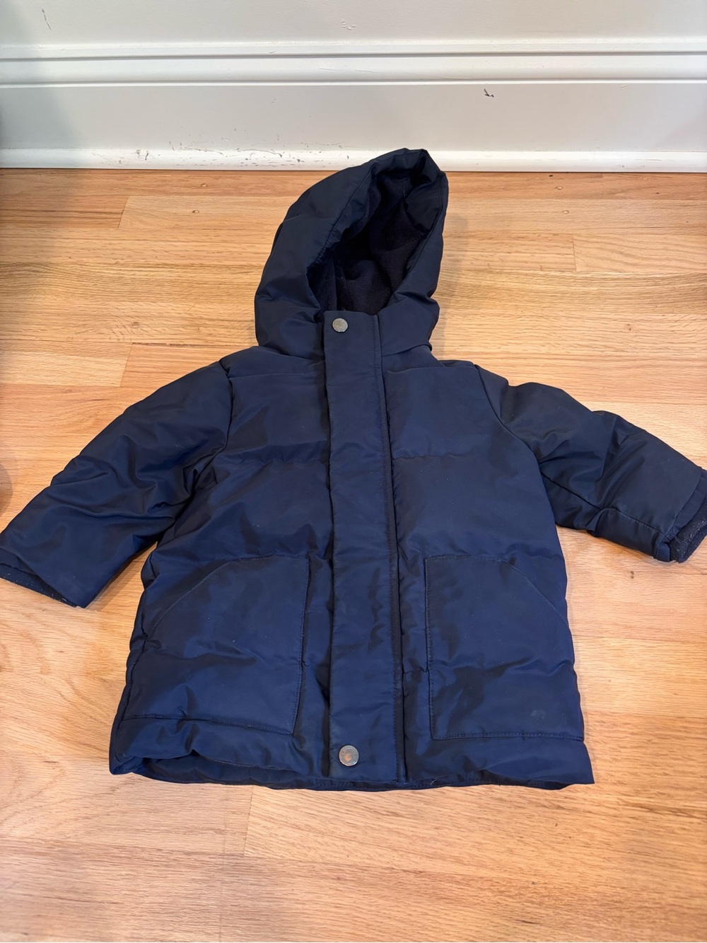 Jacadi navy puffer jacket size 12 months
